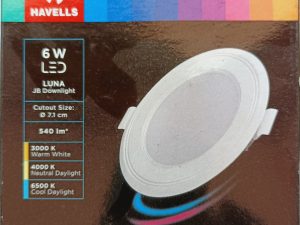 6W PANEL LUNA JB DOWNLIGHT HAVELLS