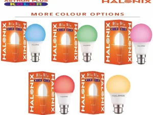 9W LED BLUB COLOUR HALONIX