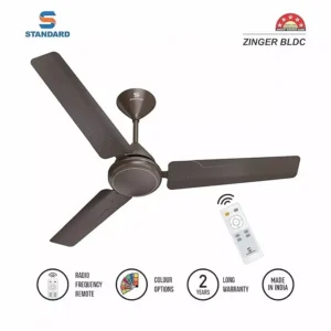 ZINGER BLDC SMOKE BROWN 48" STANDERD 1200MM HAVELS