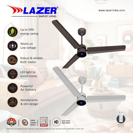 ENERGICA LX BLDC 48 INCHI CILLING FAN LAZER