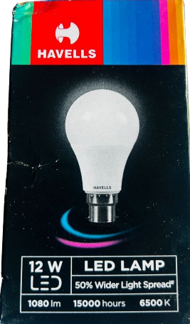 12W LED BLUB HAVELLS