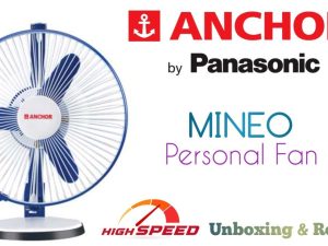 MINEO 230MM BLUE TABLE FAN ANCHOR
