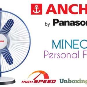 MINEO 230MM BLUE TABLE FAN ANCHOR